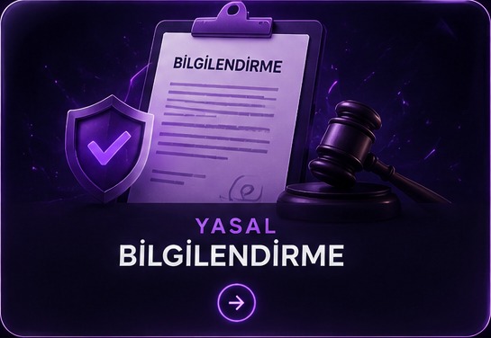 Yasal Bilgilendirme